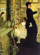 James Abbott McNeil Whistler Harmony in Green and Rose oil painting reproduction